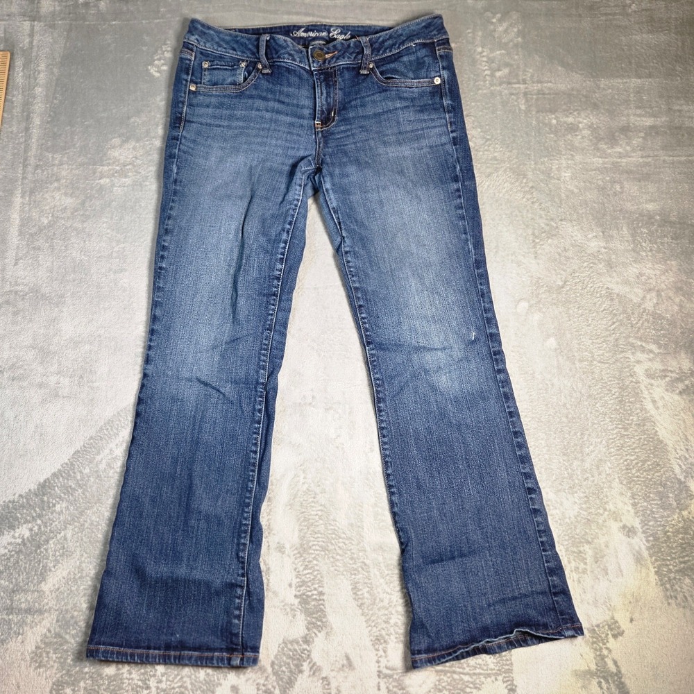 American Eagle Women's Stretch Favorite Boyfriend Jeans sz 12 Reg